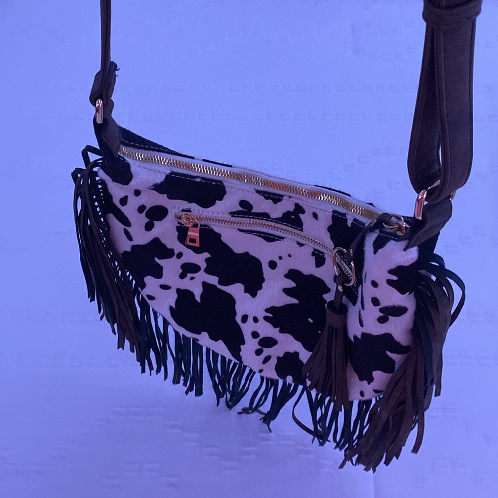 western fringe cowhide purse - Picture 9 of 16